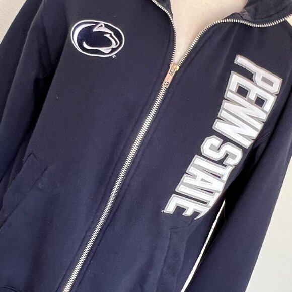 Penn State Zip Up Navy Sweatshirt Jacket - Size Small - Picture 8 of 12